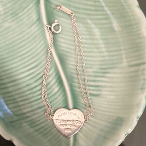 Tiffany & Co. Silver Heart Tag Bracelet